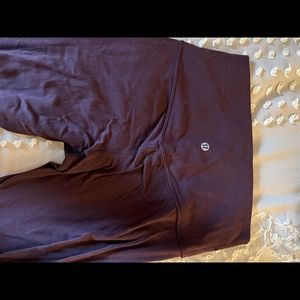 Lululemon Maroon Align Leggings 25”